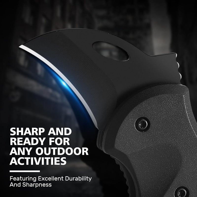 COOL PARD EDC Pocket Folding Knife, Small Pocket Knife with 1.34''Sharp Blade, EDC Knife for Men Women, Mini Folding Knives Box Cutter for Everyday Carry，Small Gift for Women Men. - Image 2